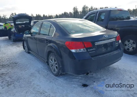 2013 Subaru Legacy 2.5I Premium из США, поврежденный, VIN 4S3BMBC64D3005926